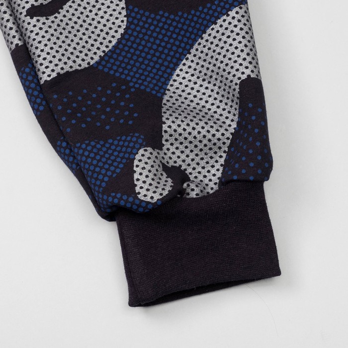 Спортивный костюм для мальчика MINAKU "Милитари", рост 146-152 см, цвет синий