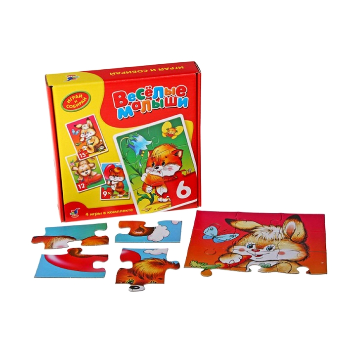 Пазл Играй и собирай &quot;Веселые малыши&quot;