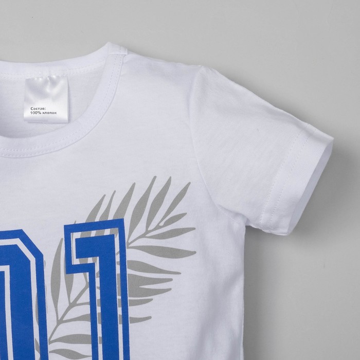 Футболка эконом "01", белая, р-р 36 (134-140см) 9-10л., 100% хлопок