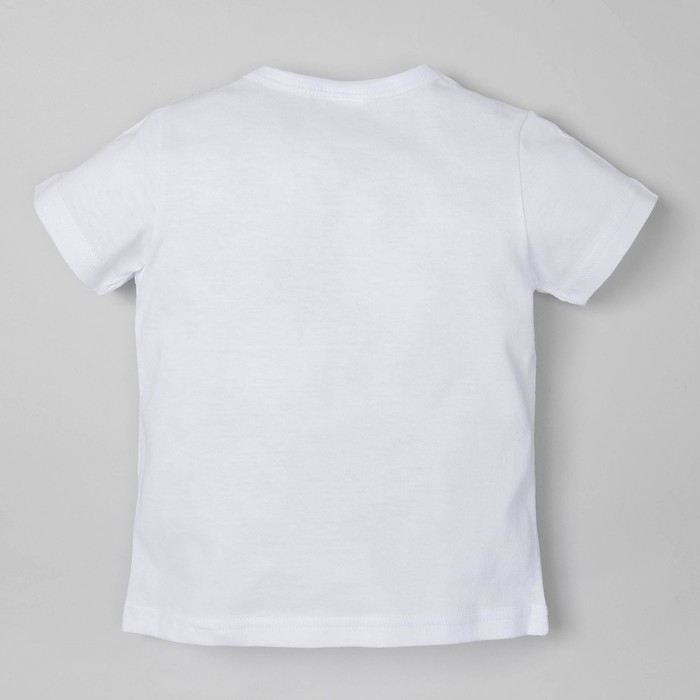 Футболка эконом "01", белая, р-р 36 (134-140см) 9-10л., 100% хлопок