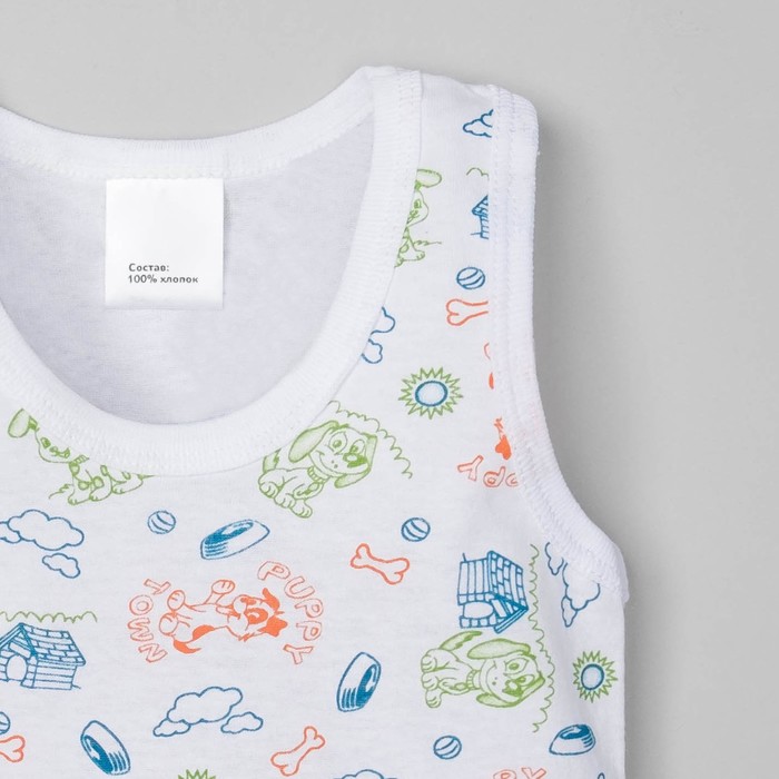 Майка , набивка р-р 32 (110-116см) 5-6л., 100% хлопок