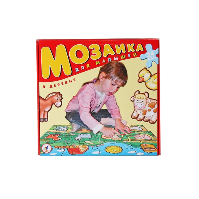 Пазл-мозаика для малышей «В деревне»
