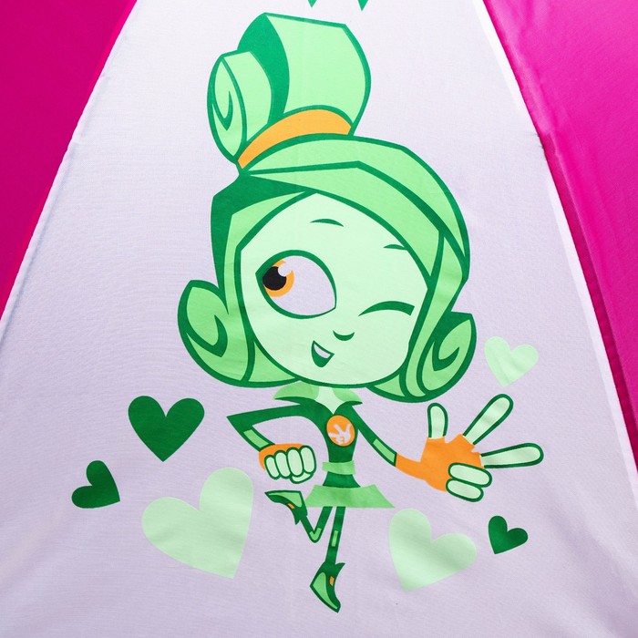 Зонт детский ФИКСИКИ "Симка и Верта" 8 спиц d=78 см