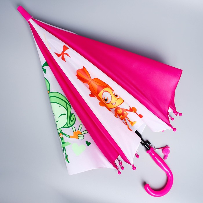 Зонт детский ФИКСИКИ "Симка и Верта" 8 спиц d=78 см