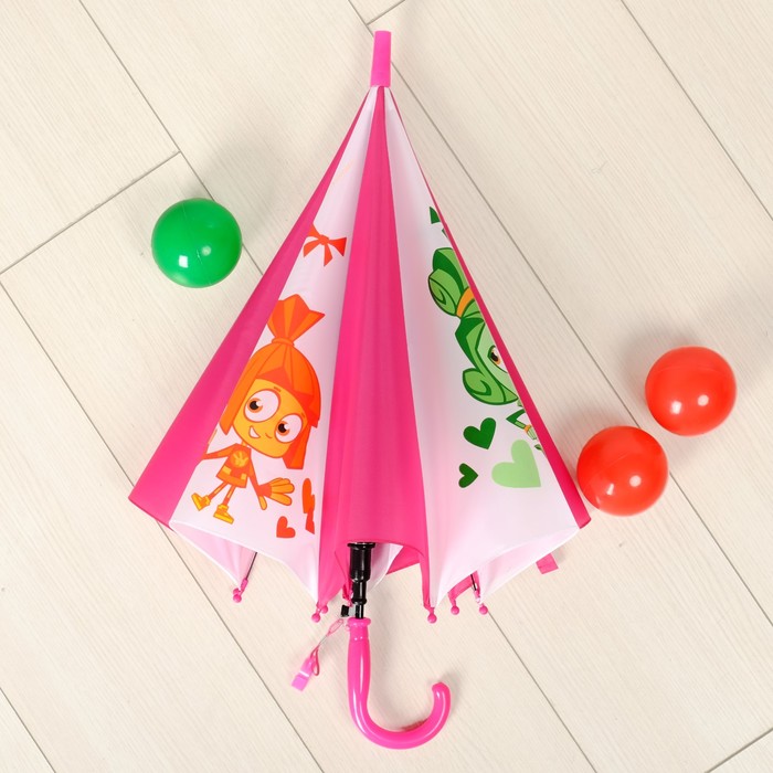 Зонт детский ФИКСИКИ "Симка и Верта" 8 спиц d=78 см