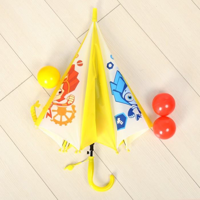 Зонт детский ФИКСИКИ "Нолик и Файер" 8 спиц d=78 см