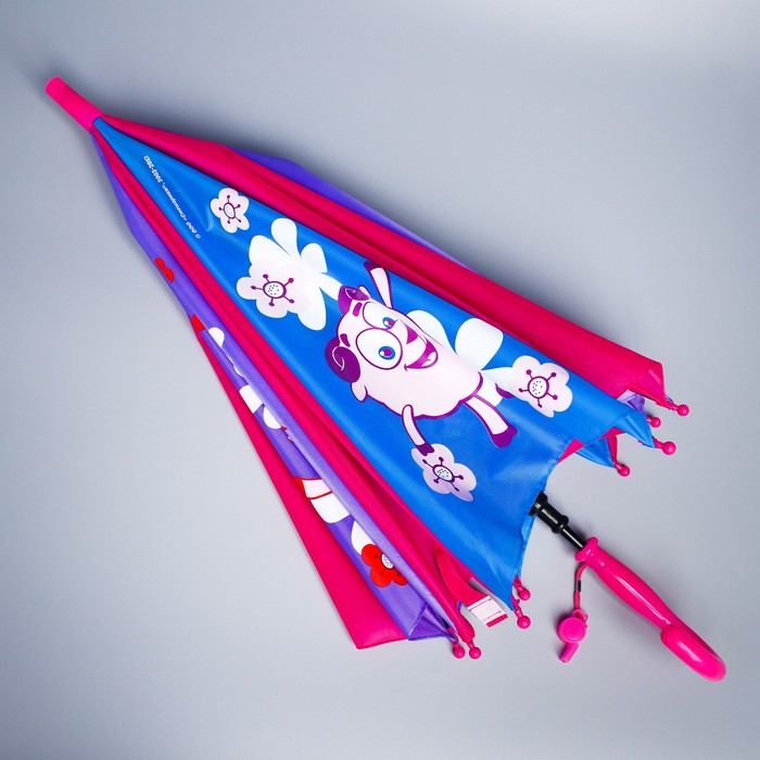 Зонт детский СМЕШАРИКИ "Отличный день" 8 спиц d=78 см