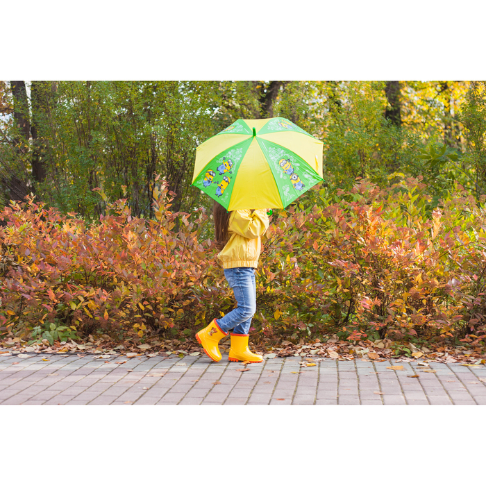 Зонт детский "Миньоны" Гадкий Я, 8 спиц d=78 см