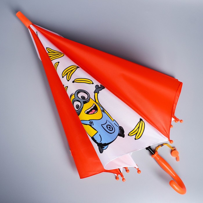 Зонт детский "Миньон" с бананами, Гадкий Я 8 спиц d=78 см