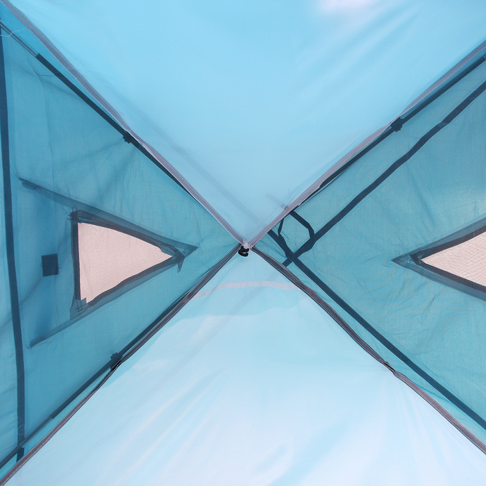 Палатка туристическая POLAR 4-х местная, цвет синий-айвори