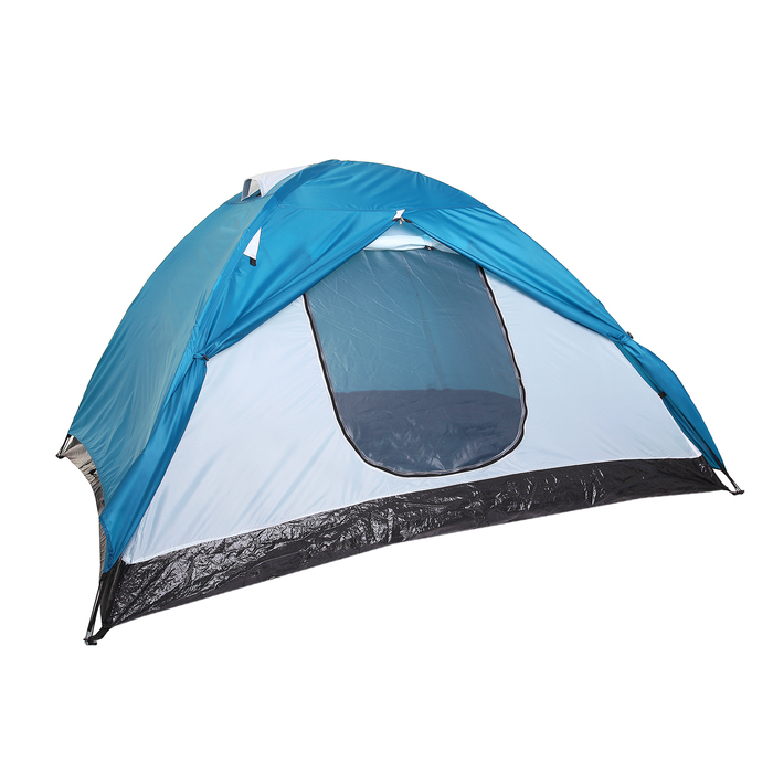 Палатка туристическая POLAR 4-х местная, цвет синий-айвори