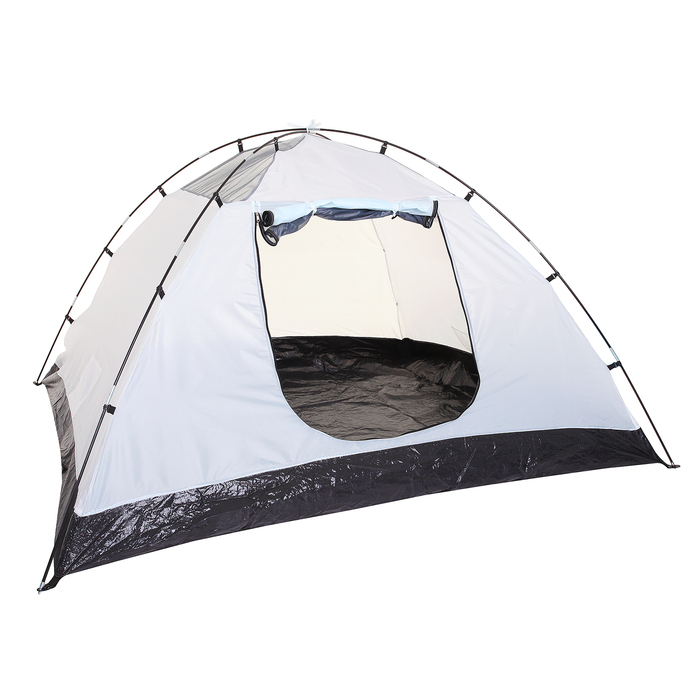 Палатка туристическая POLAR 4-х местная, цвет синий-айвори