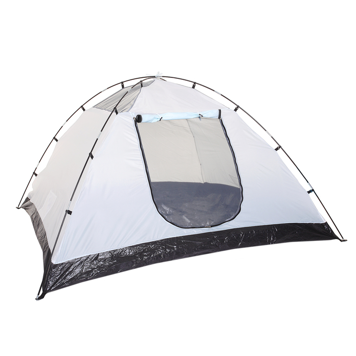 Палатка туристическая POLAR 4-х местная, цвет синий-айвори