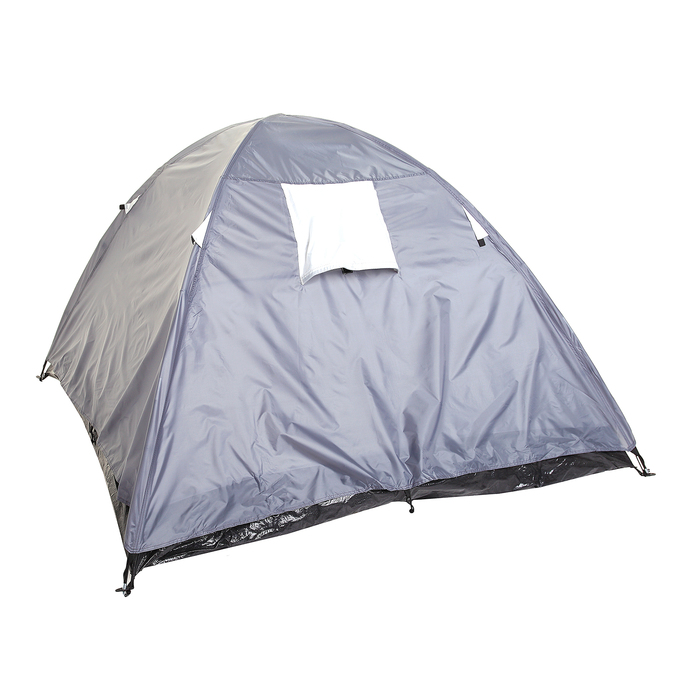 Палатка туристическая MALI 3-х местная, цвет серый