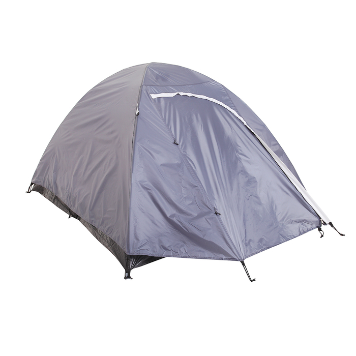 Палатка туристическая MALI 3-х местная, цвет серый