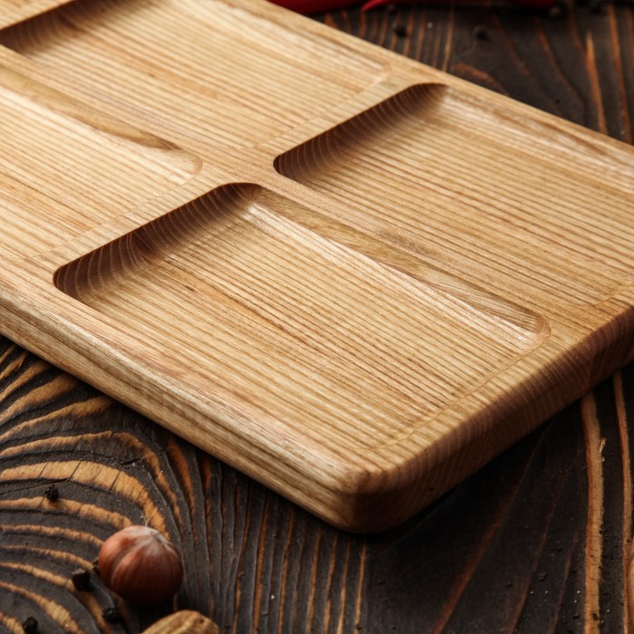 Доска для закусок "Октоберфест", 55 х 20 см, массив черешни