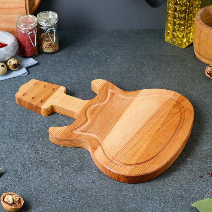 Доска сервировочная "Гитара", 35 х 25 см