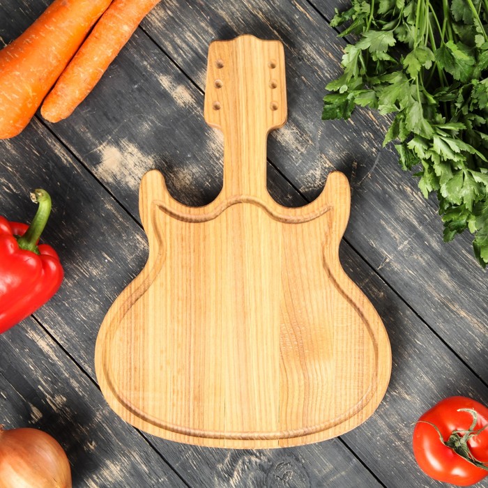 Доска сервировочная "Гитара", 35 х 25 см