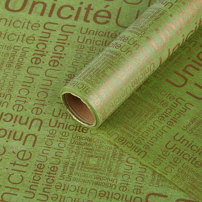 Фетр ламинированный "Заголовки", зелёный, 0,6 х 5 м