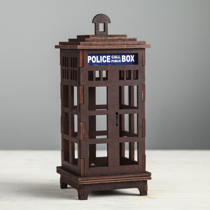 Светильник-будка "Police" КОРИЧНЕВАЯ