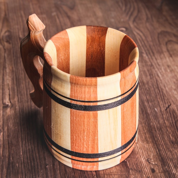 Кружка пивная деревянная "Шпатен", 0,3 л