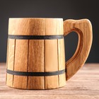 Кружка для пива деревянная "Лагер", 0,3 л