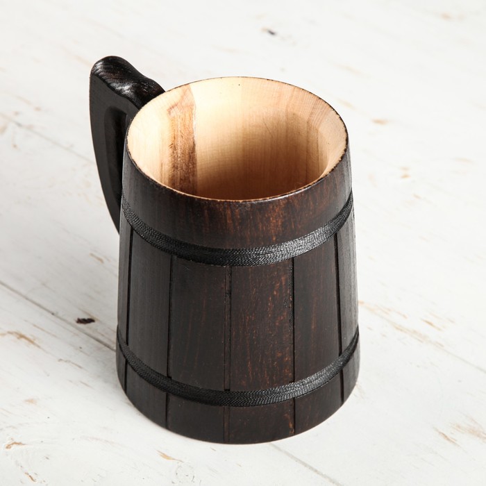 Кружка пивная деревянная "Эль", 0,8 л