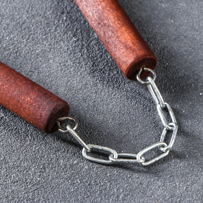 Сувенир деревянный "Нунчаки", темные, массив бука, 20 см