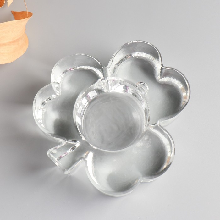 Подсвечник "Листочек" для чайной свечи 9,6х3,2 см