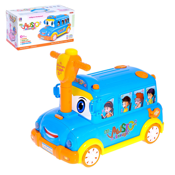 Музыкальная каталка «Оркестр» с аксессуарами, световые и звуковые эффекты