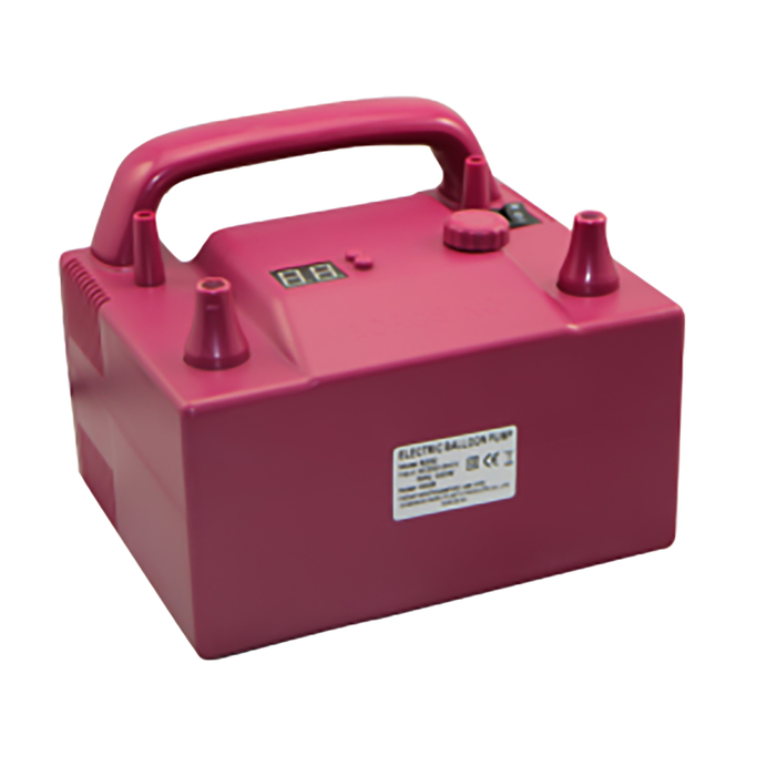 Компрессор с двумя клапанами плавного нажатия с контроллером скорости и времени Розовый