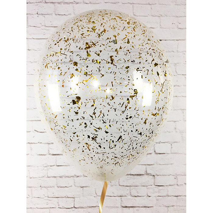 Наполнитель для шара "Конфетти дробленые" цвет золотой, 250г