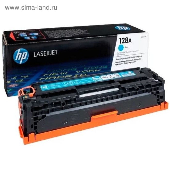 

Картридж HP 128A CE321A для CM1415/CP1525 (1300k), голубой