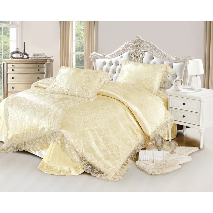 КПБ Cristelle евро, 230х250 см, 200х220 см, 50х70 см-2 шт., жаккард TJ0600-30