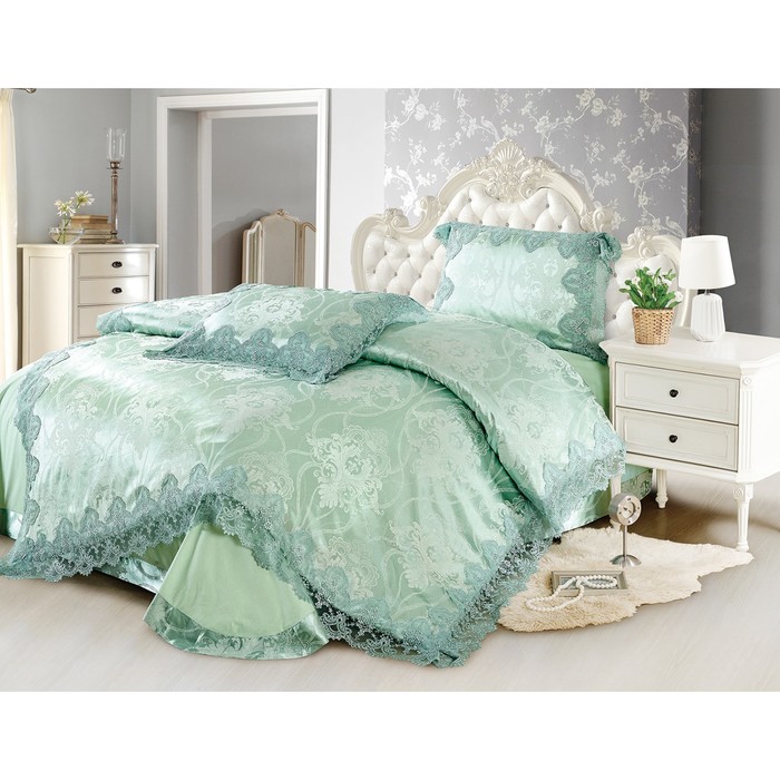 КПБ Cristelle евро, 230х250 см, 200х220 см, 50х70 см-2 шт., жаккард TJ0600-31