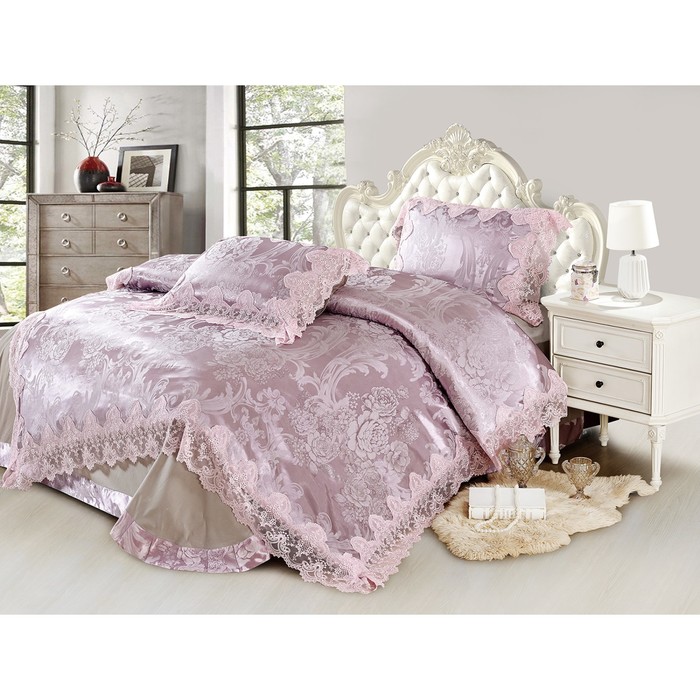 КПБ Cristelle евро, 230х250 см, 200х220 см, 50х70 см-2 шт., жаккард TJ0600-37