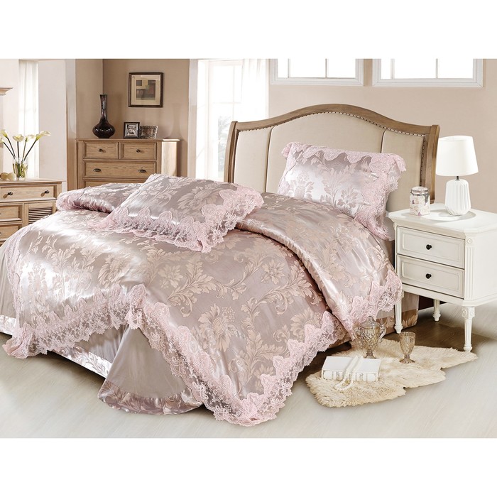 КПБ Cristelle евро, 230х250 см, 200х220 см, 50х70 см-2 шт., жаккард TJ0600-38