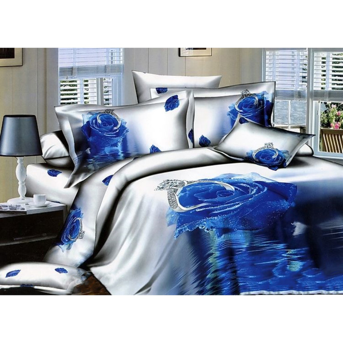 КПБ евро, 220х245 см, 200х220 см, 50х70 см-2 шт., сатин TS03-49А