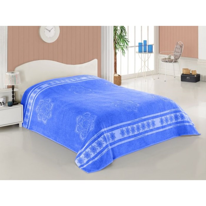 Покрывало Arma, размер 200х220 см, голубой 4018-03