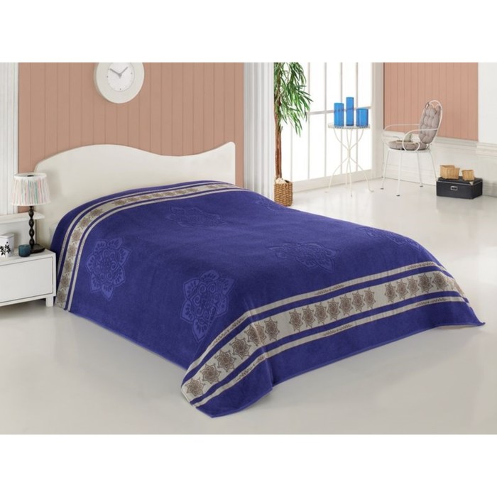Покрывало Arma, размер 200х220 см, синий 4018-02
