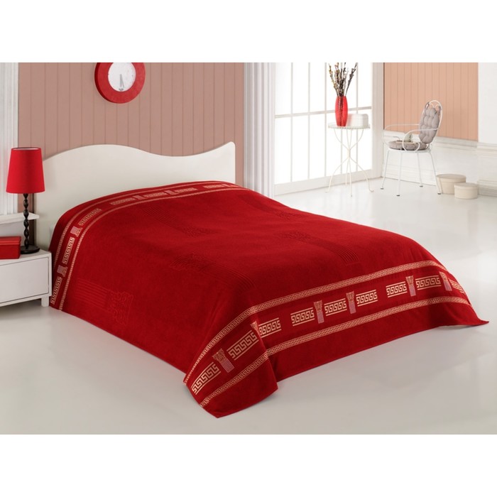 Покрывало Grek Royal, размер 200х220 см, бордо 4018-05