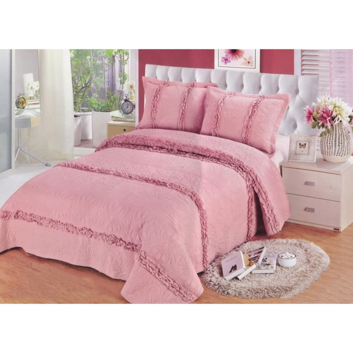 Комплект Pachwork: покрывало 230 × 250 см, наволочки 50 × 70 см - 2 шт