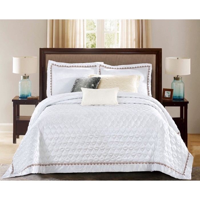 Покрывало, размер 240х260 см, 50х70 см-2 шт., жаккард TJ0200-64