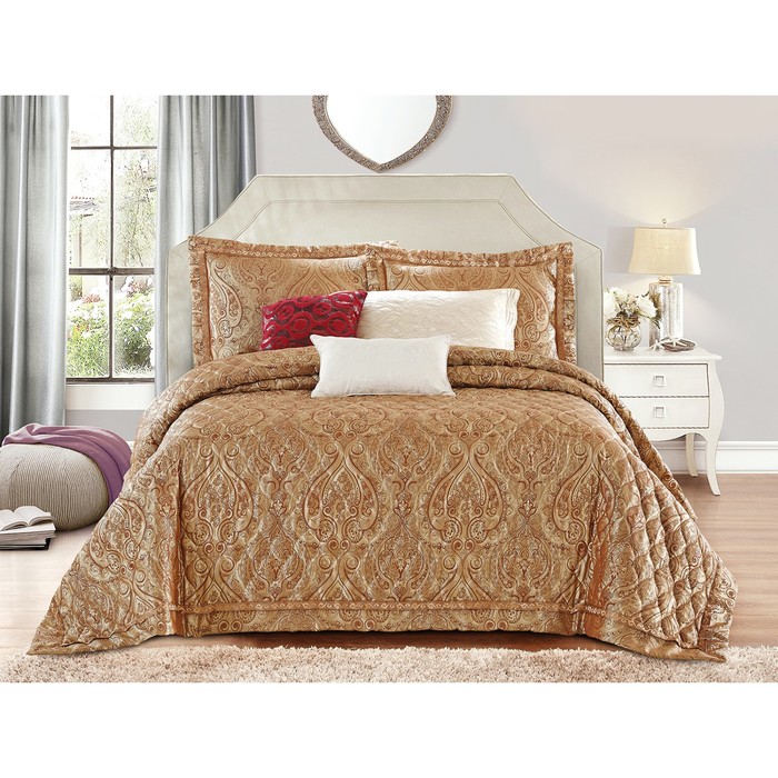 Покрывало, размер 240х260 см, 50х70 см-2 шт., жаккард TJ0200-66