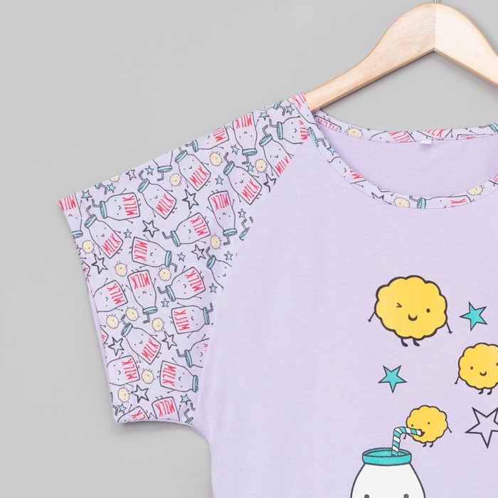 Пижама женская 267 цвет сиреневый, р-р 48