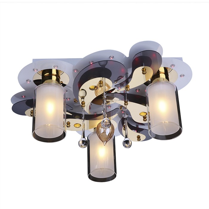 Люстра "Алвен" 3x60W Е27 WT+GD