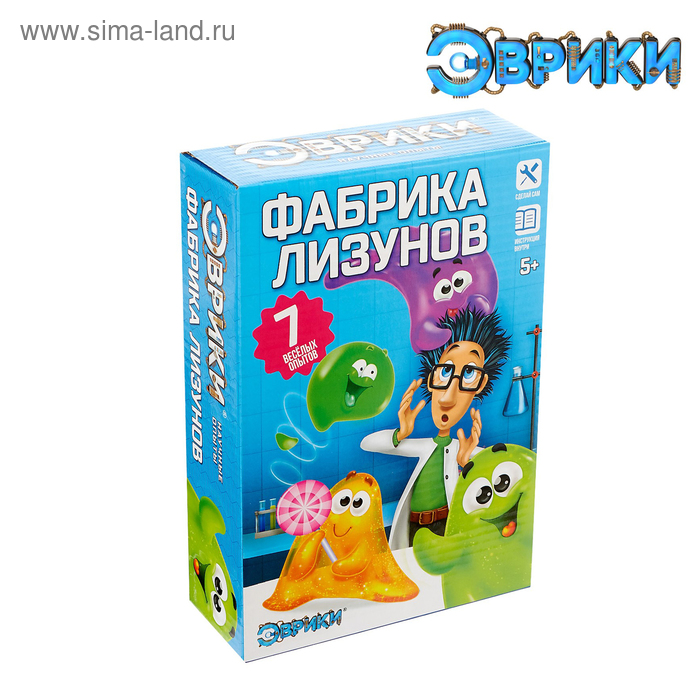 

Научные опыты «Фабрика лизунов»