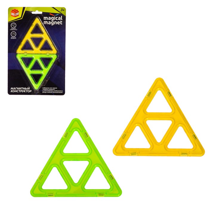 Конструктор магнитный Magical Magnet, 2 детали