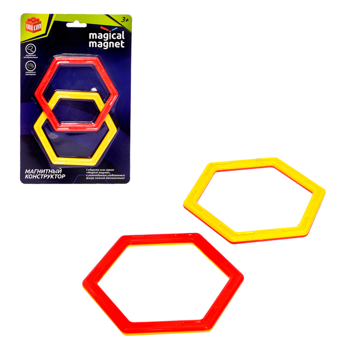 Конструктор магнитный Magical Magnet, 2 детали