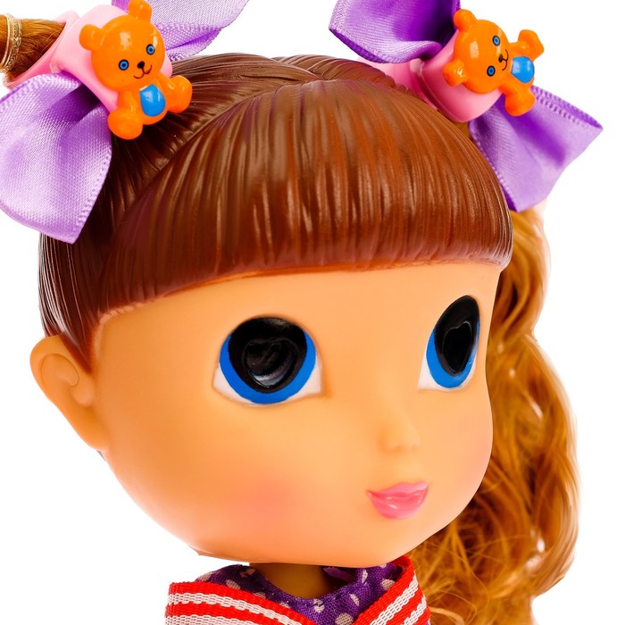 Кукла модная "Модная вечеринка" с аксессуарами, шатенка